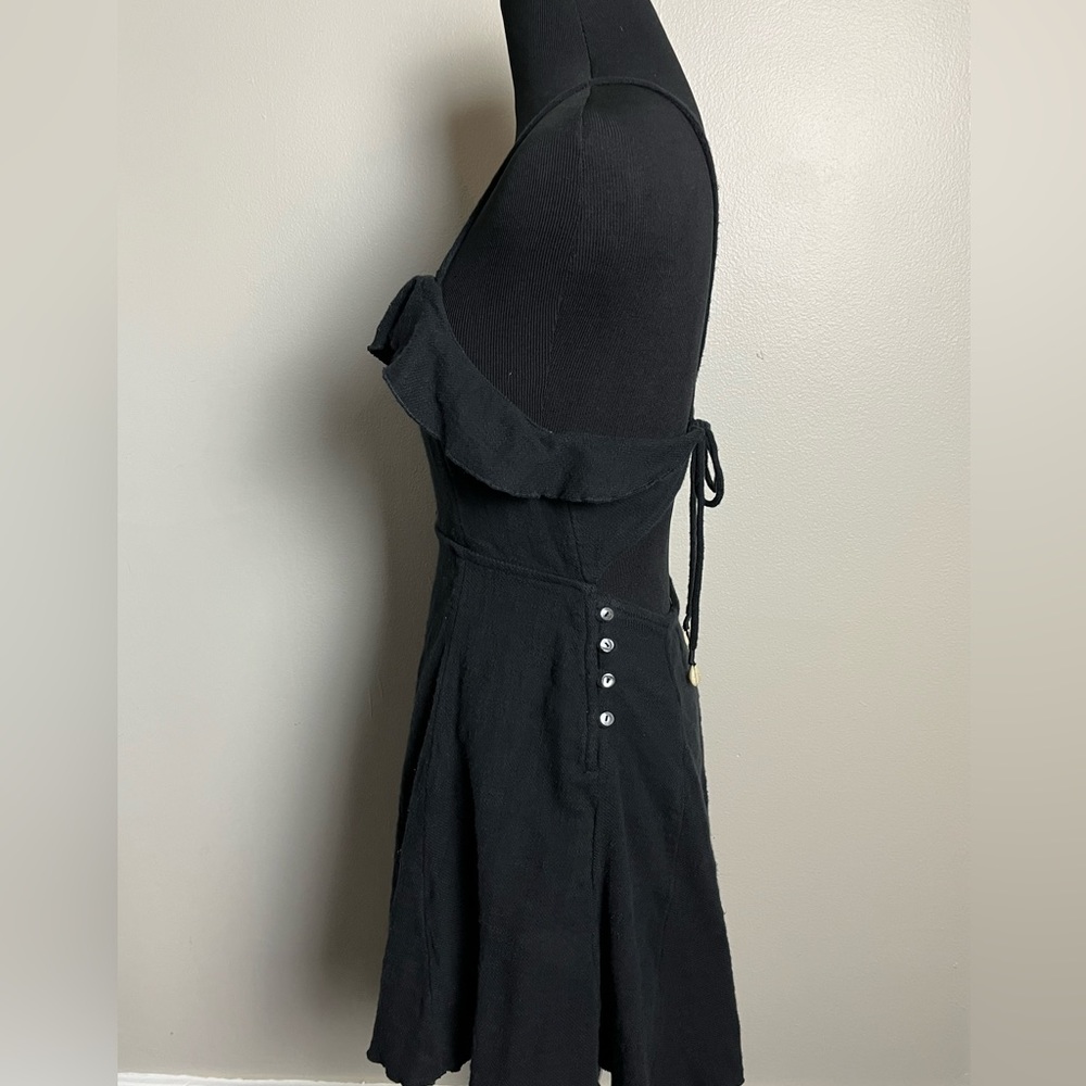 Free people, black ruffle dress - Picture 7 of 7